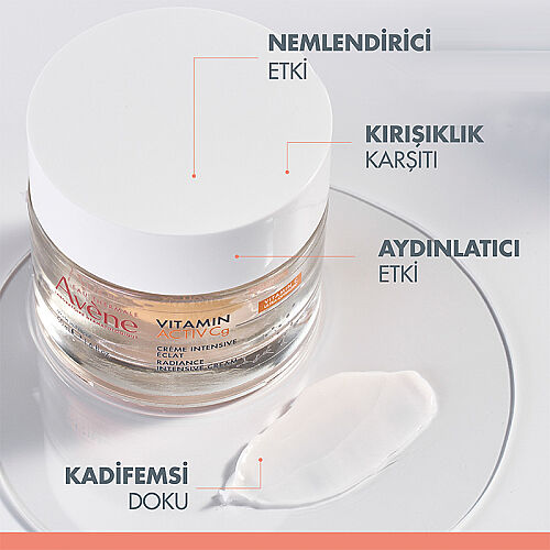 Avene Vitamin Activ Cg C Vitamini ve Niasinamid Antioksidan Etkili Yüz Bakım Kremi 50 ml - 3