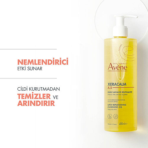Avene XeraCalm A.D Hassas Ciltler için Yıkama Yağı 400 ml - 3