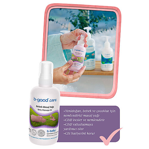 b-good b-baby Bebek Masaj Yağı 150 ml - 4