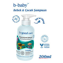 b-good b-baby Bebek ve Çocuk Saç ve Vücut Şampuanı 200 ml - 3