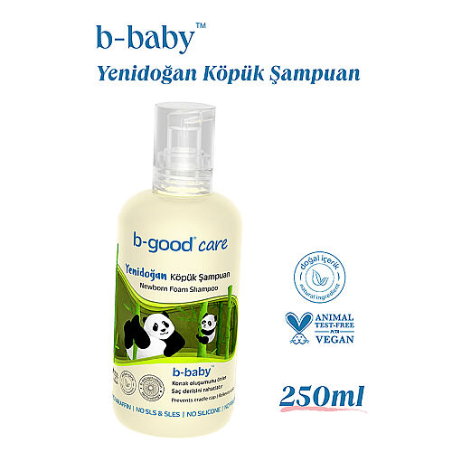 b-good b-baby Yenidoğan Köpük Şampuanı 250 ml - 3