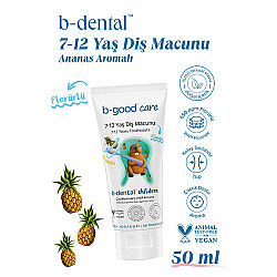 b-good b-dental 7-12 Yaş Çocuk Diş Macunu Florürlü Ananas 50 ml - 3