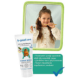 b-good b-dental 7-12 Yaş Çocuk Diş Macunu Florürsüz Ananas 50 ml - 5