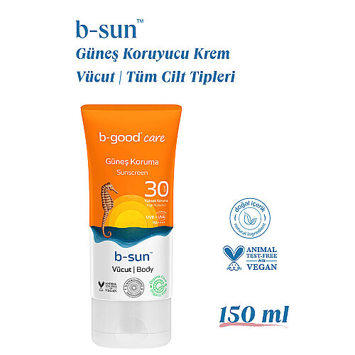 b-good b-sun SPF 30 Vücut Güneş Koruma 150 ml - 3