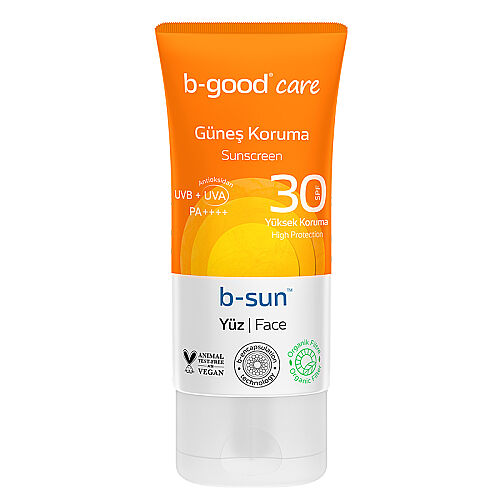 b-good b-sun SPF 30 Yüz Güneş Koruma 50 ml - B-good care