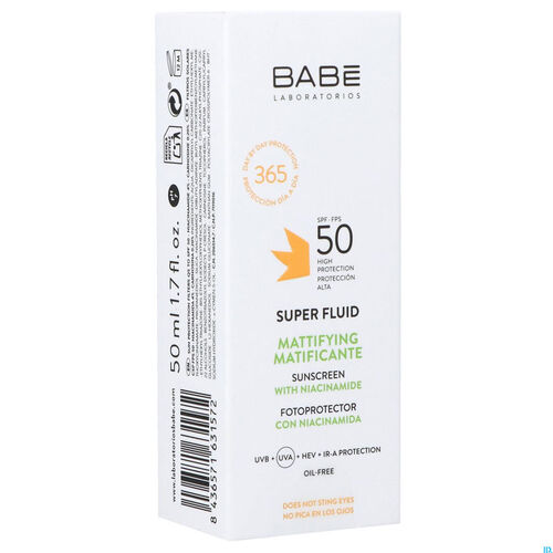 Babe Super Fluid Sunscreen Mattifying SPF50 50 ml (Promosyon Ürünü) - Diğer (1)