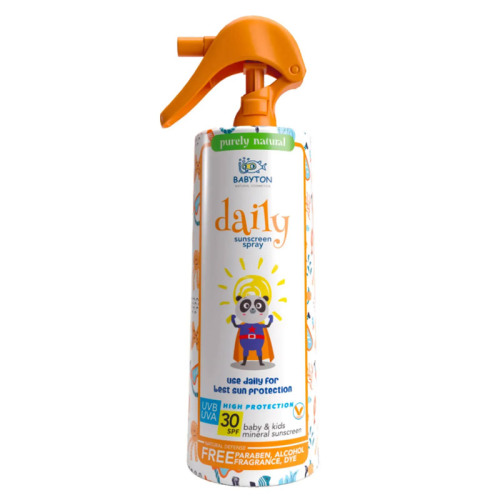 Babyton Bebek ve Çocuklar için Doğal Güneş Koruyucu Sprey SPF30+ 200 ml - 1