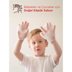 Babyton Çocuklar İçin Doğal Köpük Sabun Naturel 350 ml - 3