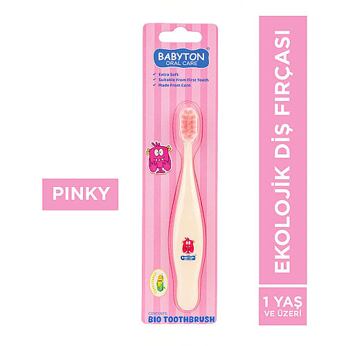 Babyton Ekolojik Diş Fırçası - Pinky - Babyton (1)
