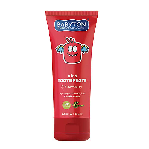 Babyton Kids Toothpaste Çilekli Diş Macunu 75 ml - Babyton