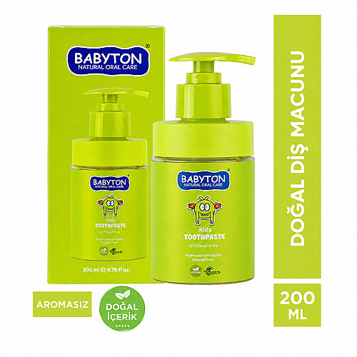 Babyton Kids Toothpaste Fluoride Free Diş Macunu 200 ml - Babyton (1)