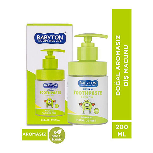 Babyton Natural Flavor Free Diş Macunu 200 ml - Babyton (1)