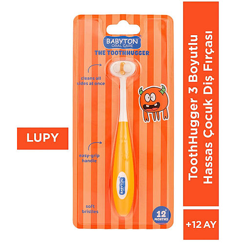 Babyton Toothhugger 3 Boyutlu Çocuk Diş Fırçası - Lupy - Babyton (1)