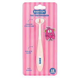 Babyton Toothhugger 3 Boyutlu Çocuk Diş Fırçası - Pinky - 1