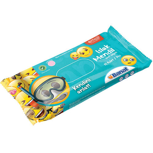 Banat Emoji Islak Mendil 15li - Diğer