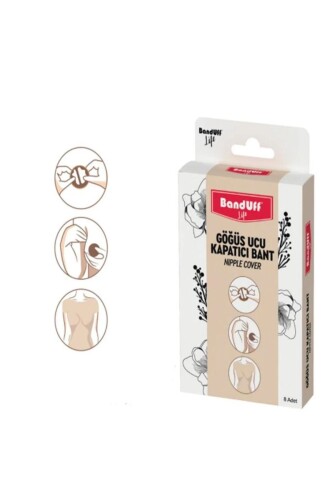 Banduff Life Göğüs Ucu Bant Nipple Cover 8 Adet - Banduff Life