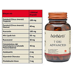 Barbaris 7 Oxi Advanced Takviye Edici Gıda 30 Kapül - 2
