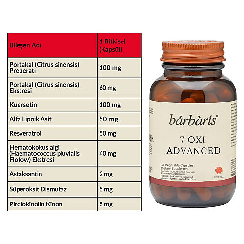Barbaris 7 Oxi Advanced Takviye Edici Gıda 30 Kapül - Barbaris (1)