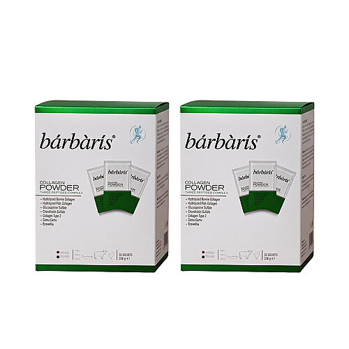 Barbaris Collagen Powder Three Peptides Complex 30x2 Saşe - Shaker Hediyeli - Barbaris