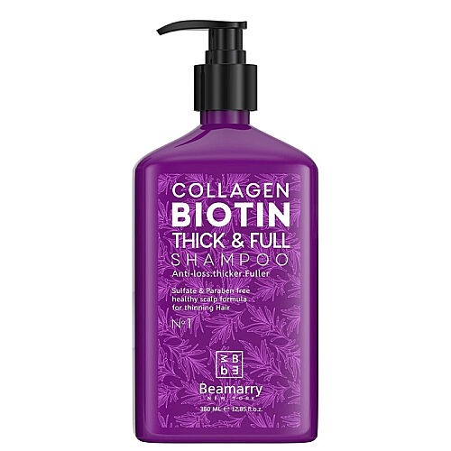 Beamarry Collagen Biotin Thick Full Shampoo 380 ml - Beamarry