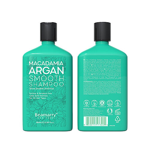 Beamarry Macadamia Argan Smooth Shampoo 380 ml - 3
