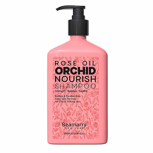 Beamarry Rose Oil Orchıd Nourish Shampoo 380 ml - Beamarry