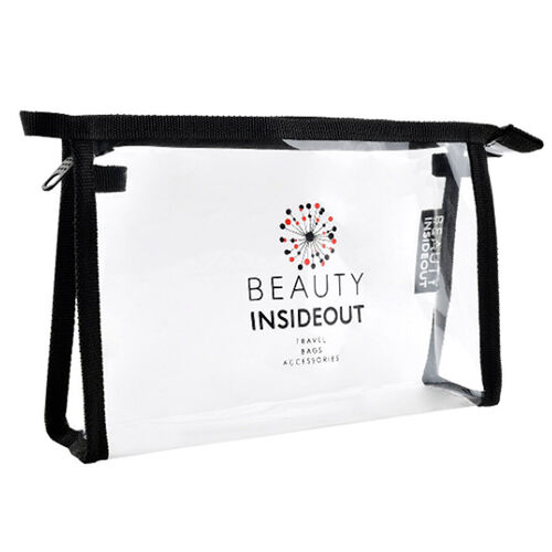 Beauty Insideout Şeffaf Güzellik ve Makyaj Çantası - Orta Boy - 1