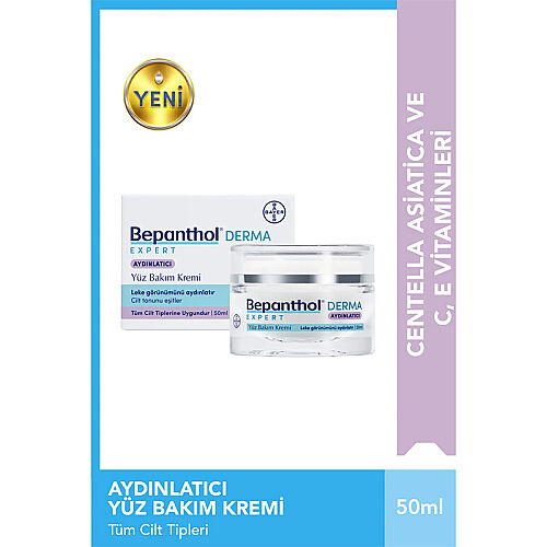 Bepanthol Derma Expert Aydınlatıcı Yüz Bakım Kremi 50 ml - Bepanthol (1)