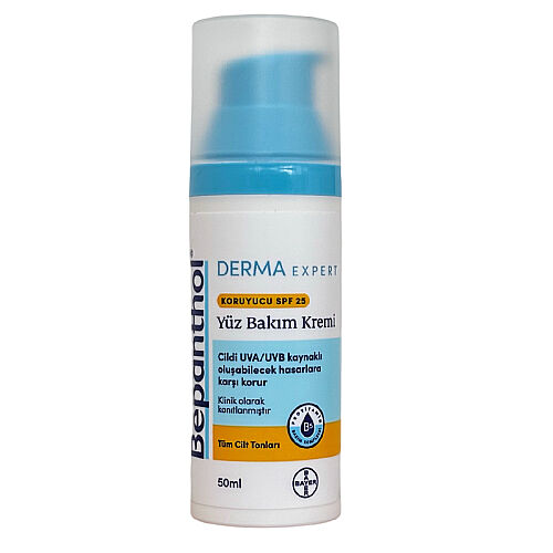 Bepanthol Derma Nemlendirici ve Besleyici SPF 25 Yüz Bakım Kremi 50 ml - Bepanthol