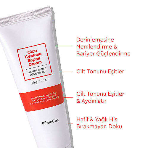 Bibimcos Cica Centella Repair Cream 50 gr - 3