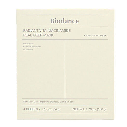Biodance Radiant Vita Niacinamide Reel Deep Mask 4 Adet - Biodance