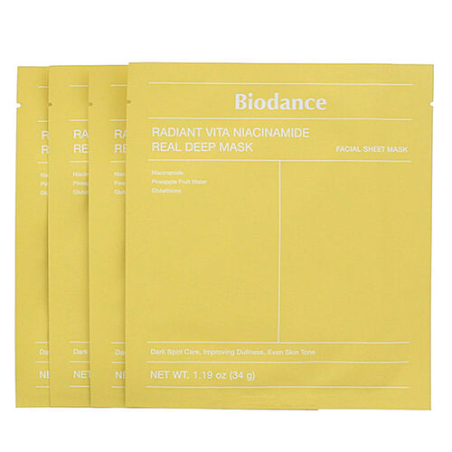 Biodance Radiant Vita Niacinamide Reel Deep Mask 4 Adet - Biodance (1)