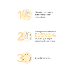 Bioderma Photoderm Bronz Sun Protective Water SPF30 200 ml (Promosyon Ürünü) - 7