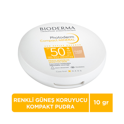 Bioderma Photoderm Compact Mineral SPF50 Renkli 10 gr - Light - Bioderma (1)