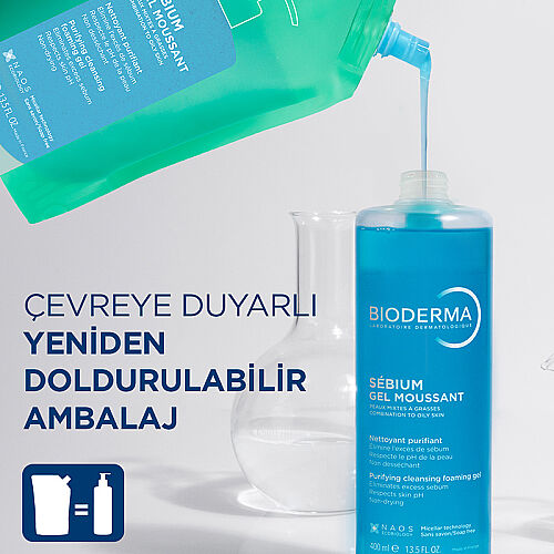 Bioderma Sebium Foaming Gel Refill 400 ml - Bioderma (1)