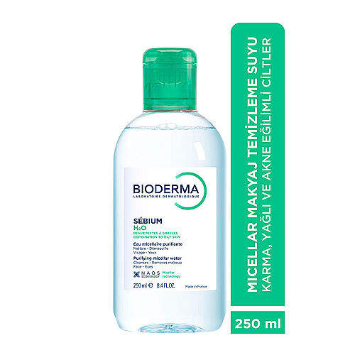 Bioderma Sebium H2O Yüz ve Makyaj Temizleme Suyu 250 ml - Bioderma (1)
