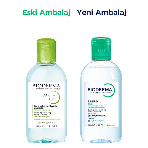 Bioderma Sebium H2O Yüz ve Makyaj Temizleme Suyu 250 ml - 3