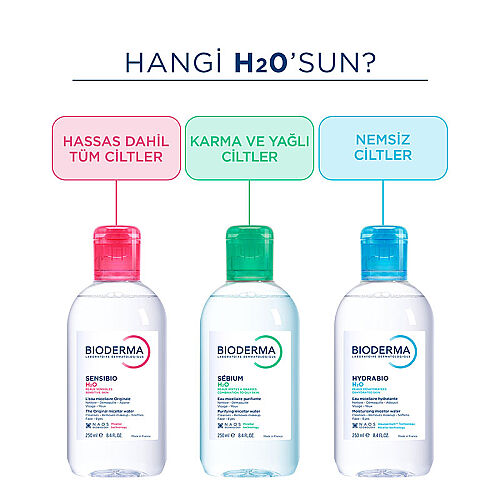 Bioderma Sebium H2O Yüz ve Makyaj Temizleme Suyu 250 ml - 4