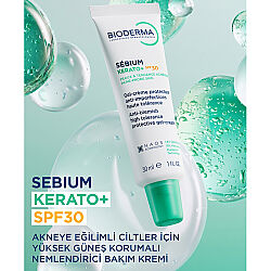 Bioderma Sebium Kerato+ Spf30 Renkli Güneş Kremi 30 ml - 5