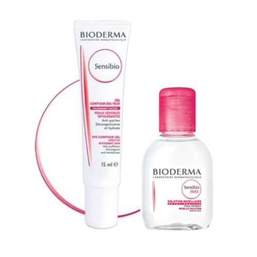 Bioderma Sensibio Eye Contour Gel 15 ml | Sensibio H2O 100 ml - Bioderma