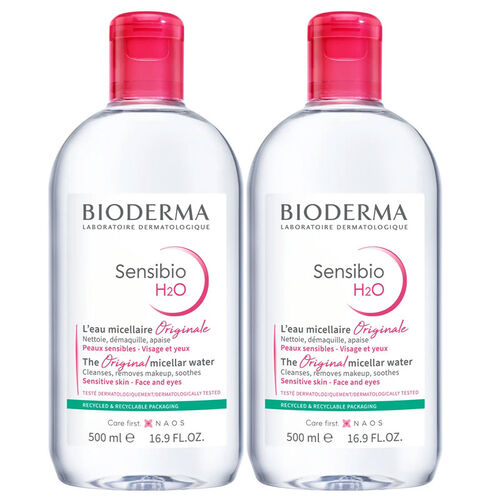 Bioderma - Bioderma Sensibio H2O İkili Set 500 ml + 500 ml