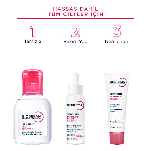 Bioderma Sensibio H2O Yüz ve Makyaj Temizleme Suyu 100 ml - 3