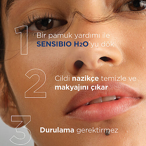 Bioderma Sensibio H2O Yüz ve Makyaj Temizleme Suyu 100 ml - 4