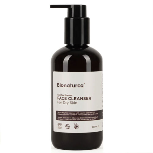 Bionaturca Organik Sertifikalı Kuru Ciltler İçin Yüz Temizleme Jeli 250 ml - Bionaturca
