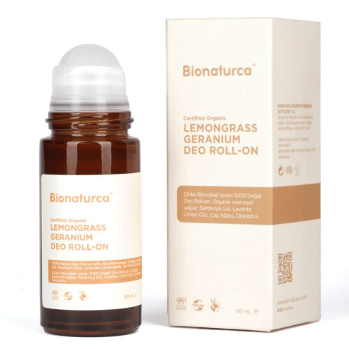 Bionaturca Organik Sertifikalı Limon Otu ve Sardunya Deo Roll-On 50 ml - Bionaturca (1)