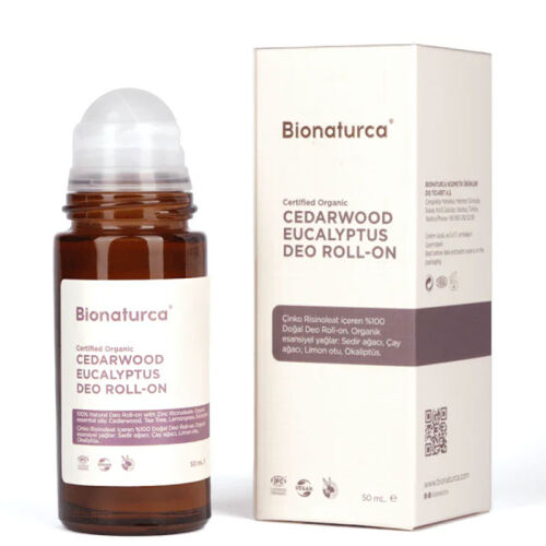 Bionaturca Organik Sertifikalı Sedir Ağacı ve Okaliptüs Deo Roll-On 50 ml - Bionaturca (1)