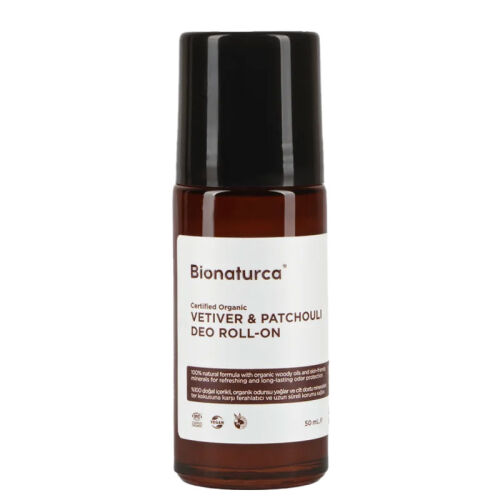 Bionaturca Organik Sertifikalı Vetiver ve Paçuli Deo Roll-On 50 ml - Bionaturca