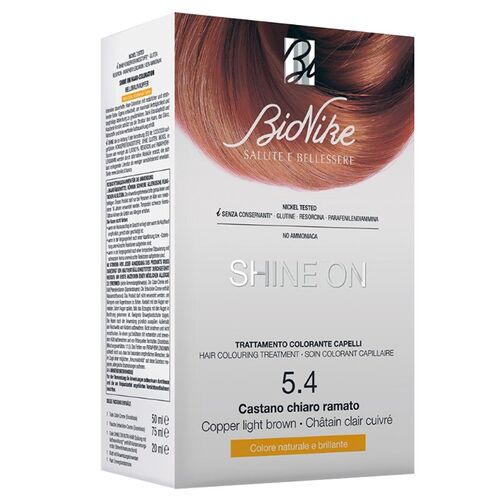 Bionike Shine On Saç Boyama Kiti Açık Bakır Kahverengi NO:5.4 - BioNike