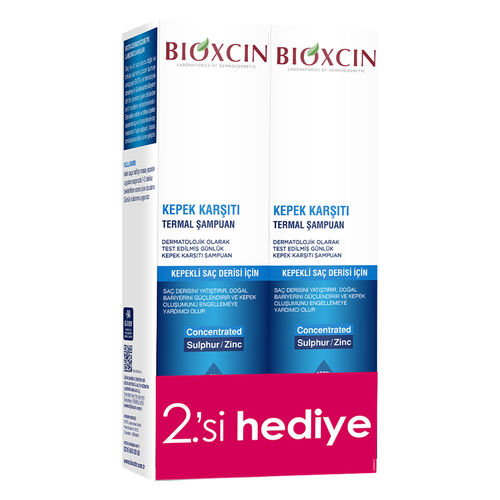Bioxcin Aqua Thermal Kepek Karşıtı Şampuan 300 ml + 2.si HEDİYE - Bioxcin