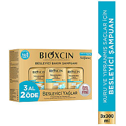 Bioxcin Besleyici Yağlar Şampuan 300 ml - 3 al 2 öde - 3